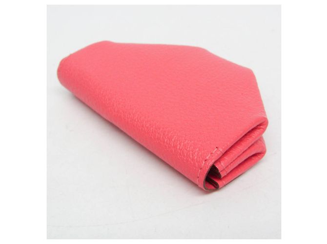 Hermès Monedero de piel de cabra LE 72 Pink Hermes Rosa - vista 5