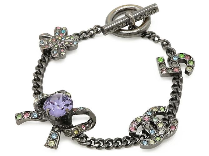 Bracciale Chanel No.5 Ribbon Coco Mark Clover Multicolore - vista 2