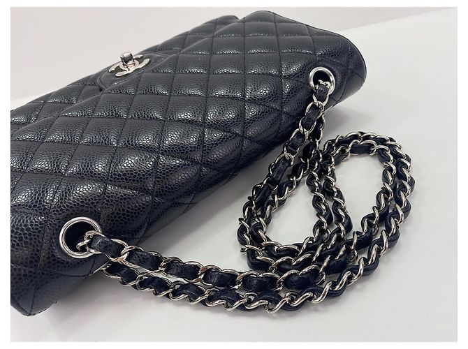Borsa a tracolla Chanel Matelassé nera Nero - vista 9