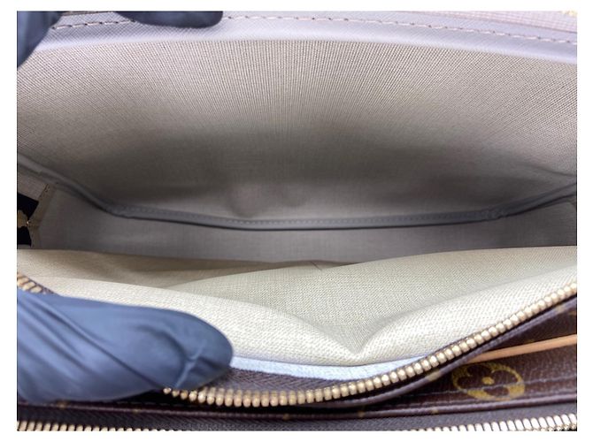 Borsa a Spalla Louis Vuitton Reporter GM Marrone - vista 12