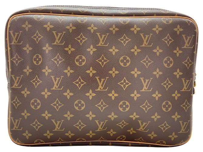 Borsa a Spalla Louis Vuitton Reporter GM Marrone - vista 2