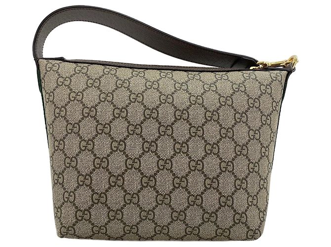 Borsa Gucci Sherry Line Marrone - vista 3