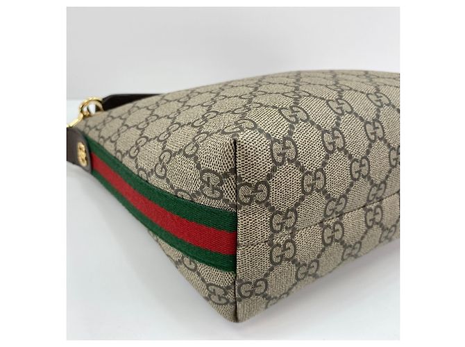 Borsa Gucci Sherry Line Marrone - vista 8