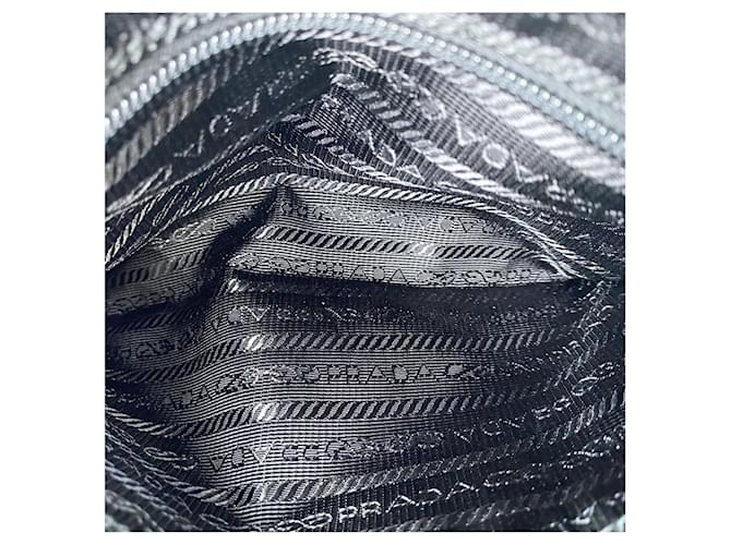Borsa a Spalla PRADA Triangle Plate Nero - vista 11