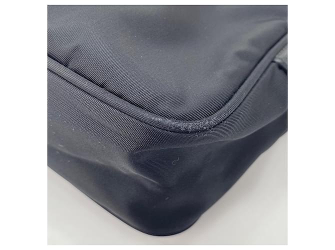 Borsa a Spalla PRADA Triangle Plate Nero - vista 7