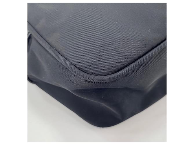 Borsa a Spalla PRADA Triangle Plate Nero - vista 8
