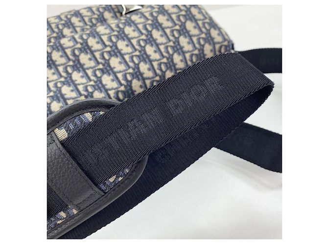 Borsa a Spalla Christian Dior Hit the Road Blu navy - vista 11