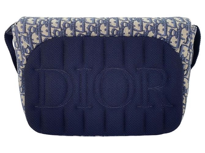 Borsa a Spalla Christian Dior Hit the Road Blu navy - vista 3
