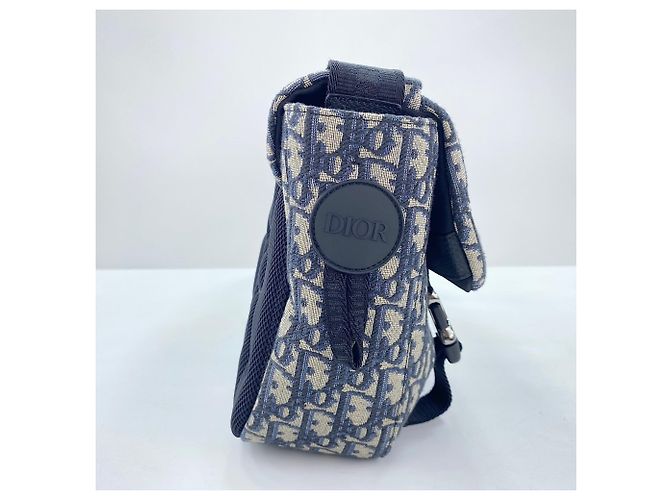 Borsa a Spalla Christian Dior Hit the Road Blu navy - vista 6