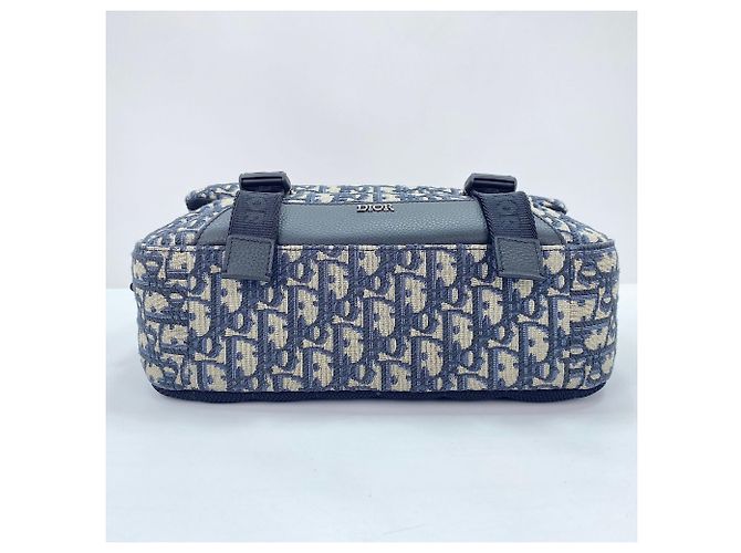 Borsa a Spalla Christian Dior Hit the Road Blu navy - vista 7