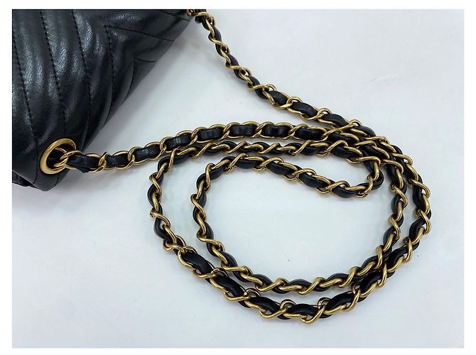 Borsa a Spalla Mini Matelassé Chanel Nero - vista 9