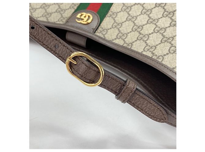 Borsa a Spalla Gucci Ophidia Marrone - vista 10
