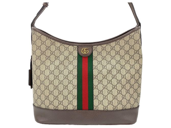 Borsa a Spalla Gucci Ophidia Marrone - vista 2