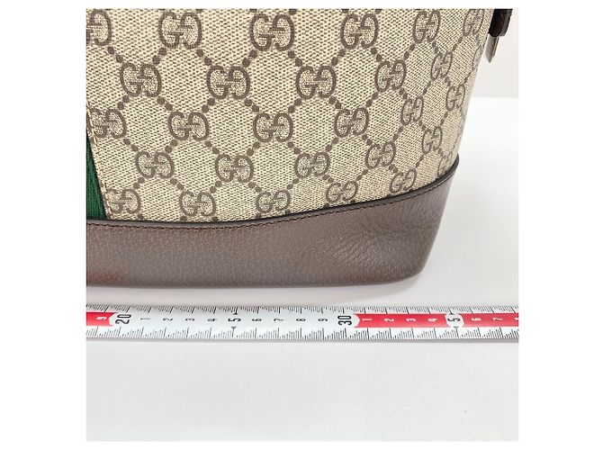Borsa a Spalla Gucci Ophidia Marrone - vista 4