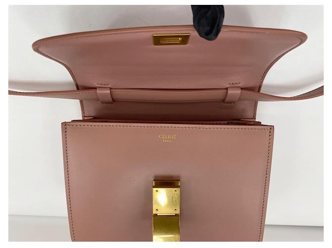 Céline Borsa a tracolla Celine Classic Box rosa - vista 11