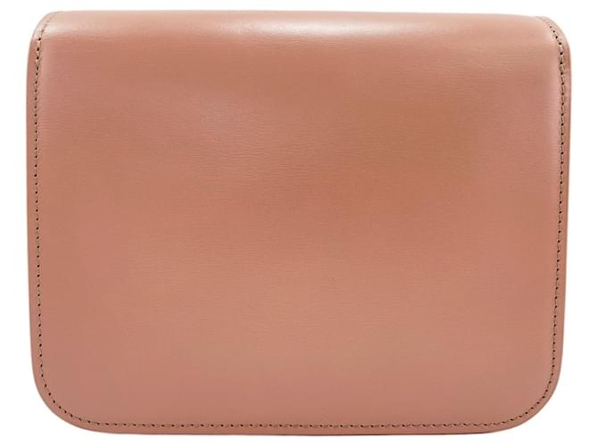 Céline Borsa a tracolla Celine Classic Box rosa - vista 2