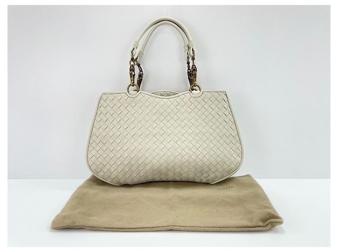 Borsa a mano bianca Bottega Veneta Bianco - vista 14