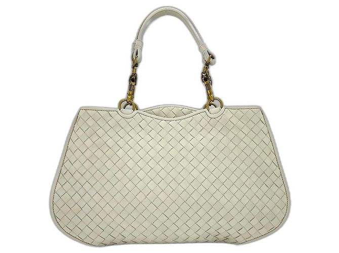 Borsa a mano bianca Bottega Veneta Bianco - vista 2