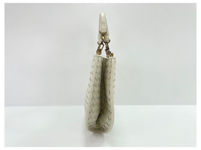 Borsa a mano bianca Bottega Veneta Bianco - vista 4