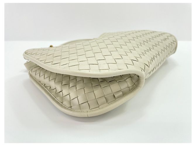 Borsa a mano bianca Bottega Veneta Bianco - vista 7