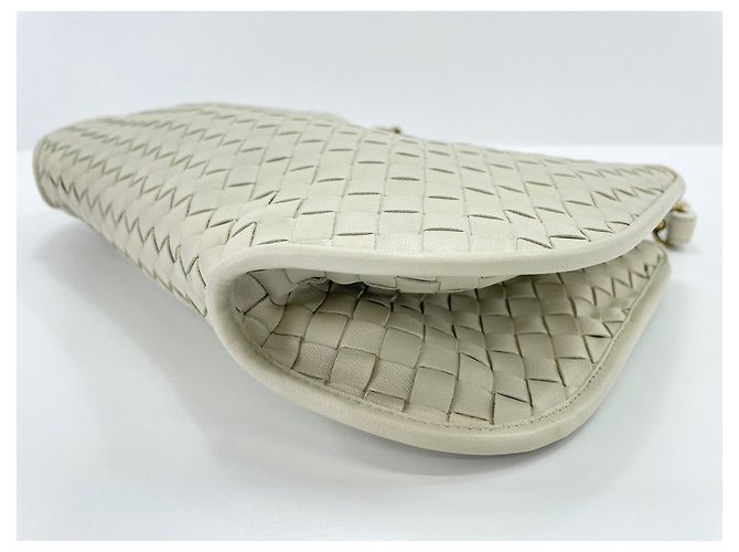 Borsa a mano bianca Bottega Veneta Bianco - vista 8