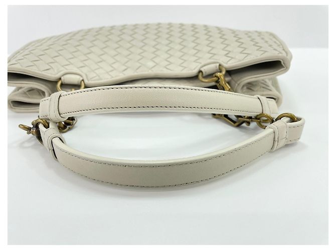 Borsa a mano bianca Bottega Veneta Bianco - vista 9