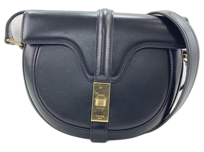 Céline Celine 16 Seize Buzas Small Shoulder Bag Nero - vista 12