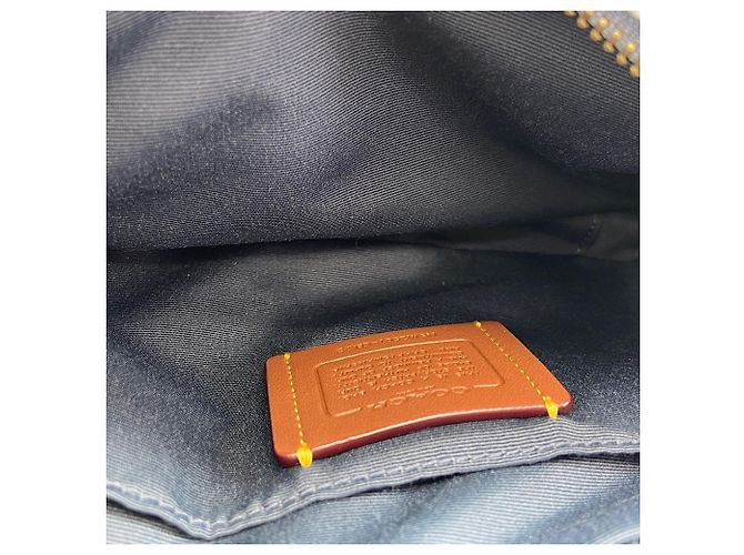 Mini borsa a tracolla 2 vie Coach Blu - vista 10