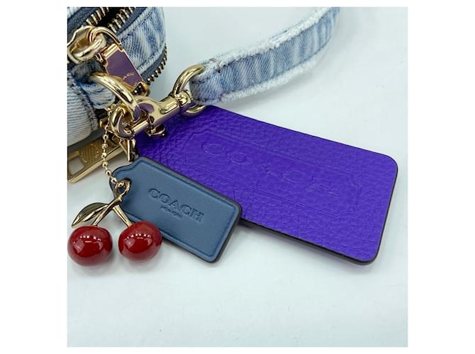 Mini borsa a tracolla 2 vie Coach Blu - vista 13