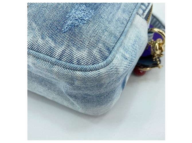Mini borsa a tracolla 2 vie Coach Blu - vista 7