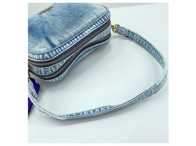 Mini borsa a tracolla 2 vie Coach Blu - vista 9