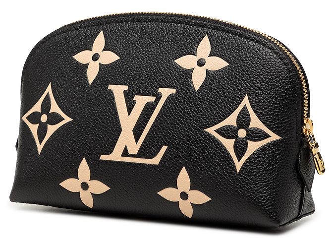 Pochette cosmétique Louis Vuitton Black Bicolor Monogram Empreinte Giant Noir - vue 2