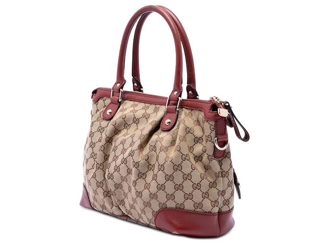 Borsa Sukey in tela GG beige Gucci - vista 2