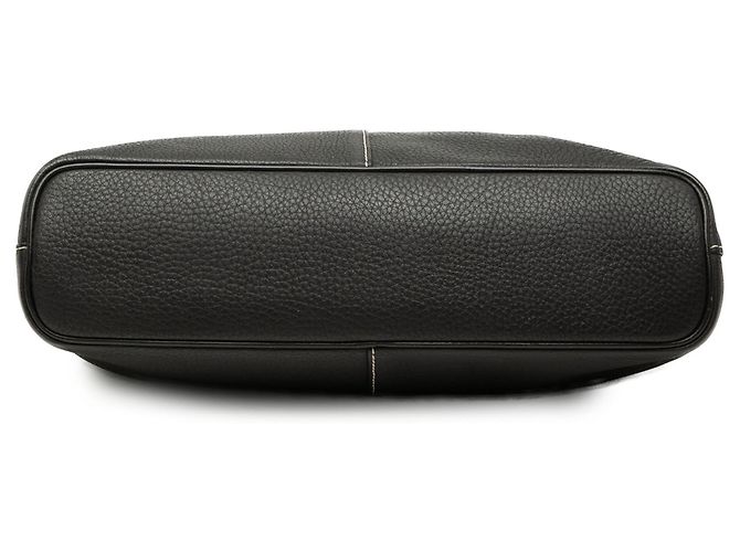 Tote in pelle nera Burberry Nero - vista 3