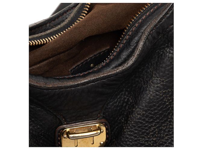 Louis Vuitton Black Monogram Mahina XS Nero - vista 6