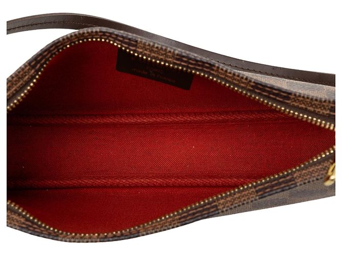 Louis Vuitton Marrone Damier Ebene Navona - vista 4