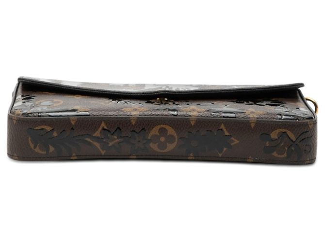 Louis Vuitton Pochette Felicie Monogram Blossom marrone - vista 3
