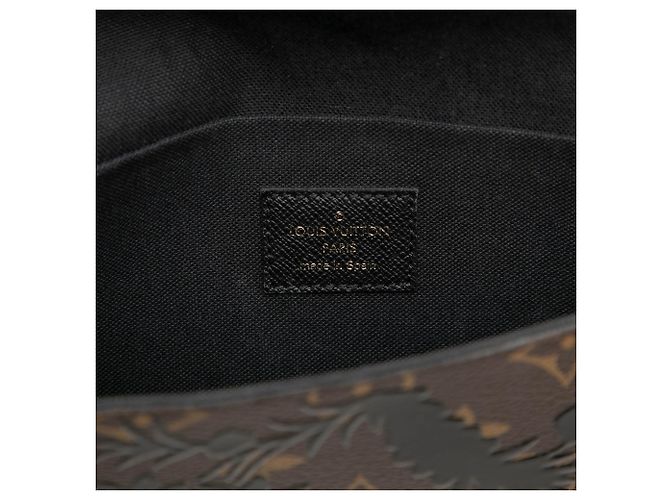 Louis Vuitton Pochette Felicie Monogram Blossom marrone - vista 5
