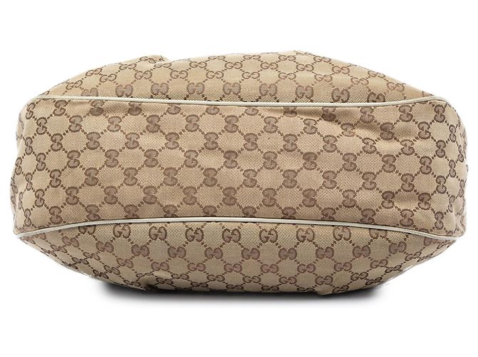 Borsa a tracolla Gucci Beige GG Canvas Sukey - vista 3