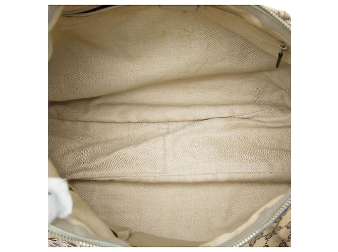 Borsa a tracolla Gucci Beige GG Canvas Sukey - vista 4