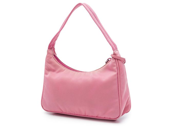 Re-Edition Prada Pink Mini Tessuto Re Edition 2000 Schultertasche - Ansicht 2