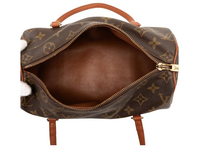Louis Vuitton Marrone Monogram Papillon 26 - vista 4