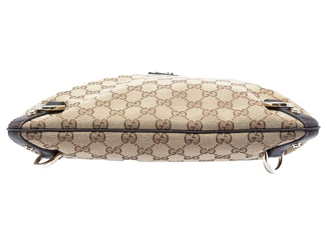 Gucci Beige GG Canvas Abbey D Ring Crossbody - vista 3