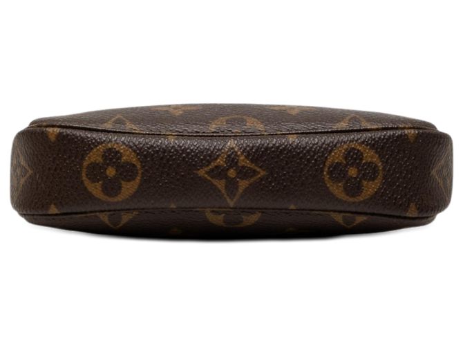 Louis Vuitton Brown Monogram Mini Pochette Accessoires Marrone - vista 3