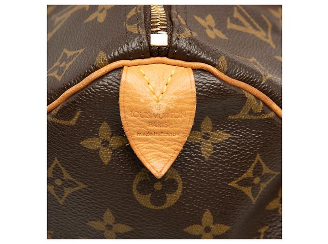 Louis Vuitton Marrom Monogram Speedy 35 - vista 5