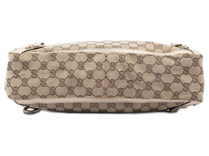 Gucci Abbey Tote aus beigem GG Canvas - Ansicht 3