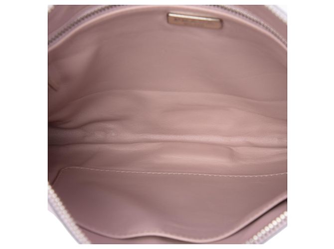 Clutch Saffiano tricolore rosa Prada - vista 4