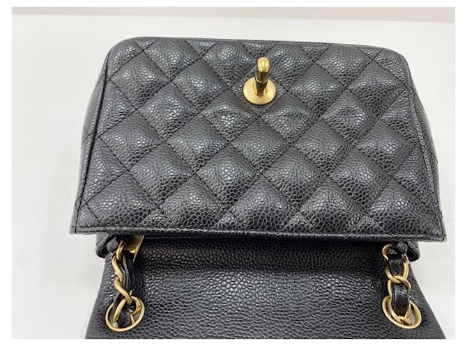 Borsa a Spalla Chanel Mini Matelassé Nero - vista 12