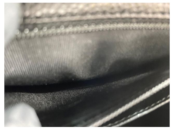 Borsa a Spalla Chanel Mini Matelassé Nero - vista 14