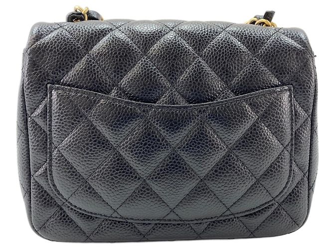 Borsa a Spalla Chanel Mini Matelassé Nero - vista 2